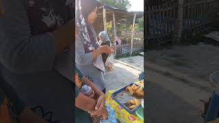 Senyuman sipenjual getok goreng #kuliner