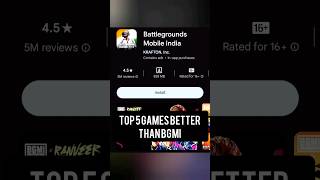 TOP 5 GAMES BETTER THAN BGMI IN ANDROID/ IOS / PC | BGMI MOD APK| PUBG VS BGMI | OFFLINE GAMES