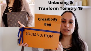 LV Toiletry 19 Monogram Unboxing 2021 |🤩 How to transform into Crossbody Bag😱 Before Increase