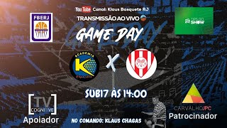 AO VIVO | Jogo de Basquete | K Esportes x Tijuca Tênis Clube sub17 do CEMB @FBERJPLAY