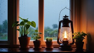 Soothing Rain on the Window Sounds for Deep Relaxation and Sleep