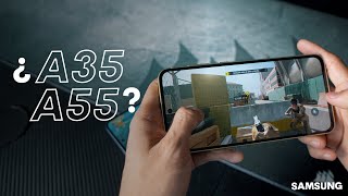 ¿A35 o A55? ¿Cuál es paara tí? | Samsung | Comparación en Español