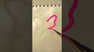 Drawing Butterfly | Neon Painting Series | Neon Paintings | Art Beat #shorts #viral #trending 💖✨