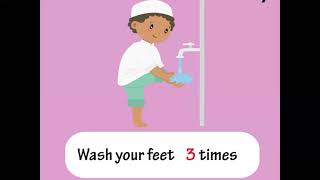 Islamic studies for kids lesson 3 How to make wudu