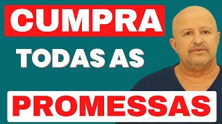 MENSAGEM DE REFLEXÃO - CUMPRA AS SUAS PROMESSAS - importante cumprir a palavra