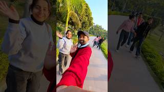 Fall in love, a cute girl in central Park 😍 ￼#shorts #love #ytshorts #trending