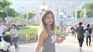 Berkunjung ke Disneyland Hong Kong bersama calon suami Tahun 2017