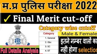 mp police final cutoff 2022/mppolice expected cutoff/mp police result 2022/mppolice constable cutoff