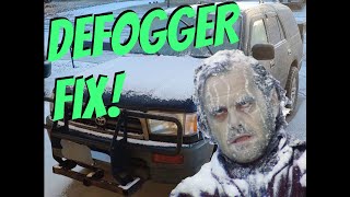 Defogger Fix!  3rd gen 4Runner Common Problems and Troubleshooting 1996-2002