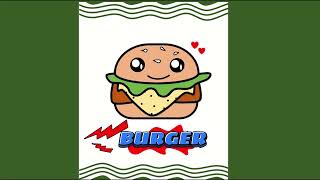 How to Draw Cute 🍔BURGER🍔Step By Step, Draw Cute Inspiration for kids#cute #drawing #youtuber #art