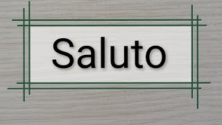 Saluto: