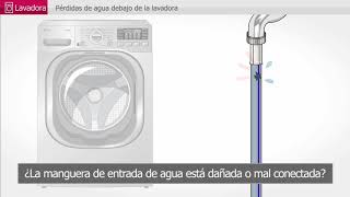 Soporte LG España - Fuga de agua por el suelo en Lavadora LG