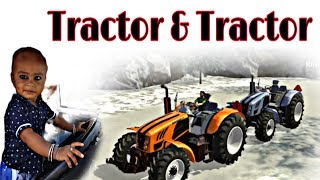 RC Nitro tractor pulling at Farming Tractor #viral #fs22 #tractor #trending #shorts #shortsvideo#rc