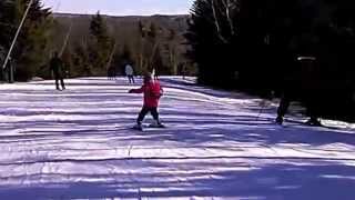 Peyton Skiing for the first time