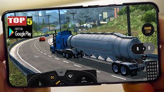 TOP5 REALISTIC TRUCK SIMULATOR ANDROID GAMES 2020  OFFLINE SIMULATOR GAMES