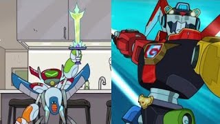 Rick and Morty Voltron - Gotron Comparison