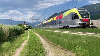 UN GIOVEDI' SULLA BRENNERO IN 4K. Laives (BZ), 15.06.2023. #brennerbahn #ferrovia #vectron #taurus