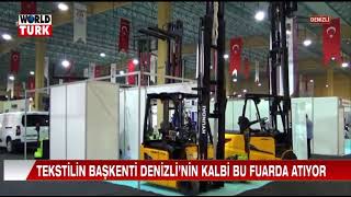 Denizli Tekstil Fuarı yoğun katılımla sektörüne kapılarını açtı