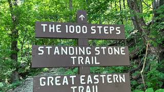 1000 steps, standing stone trail, Pennsylvania