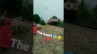 WAP 7 The Beast 😱😌♥️ #trending #indiarailway #bts #viral #railway #shorts #short #status  #funny