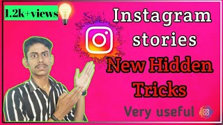 Instagram story Hidden tricks || Instagram story ideas in Hindi || Infotech Reloaded