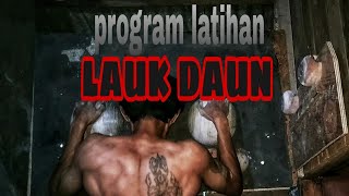 Program latihan  "Lauk Daun"  fisik panjat tebing