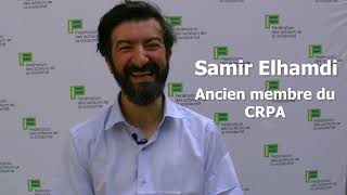 Samir Elhamdi, travailleur social et ancien membre du CRPA