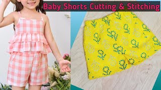 Baby  Shorts Cutting & Stitching | Baby Shorts Cutting & Stitching For 6 Month |  DIY Shorts pant