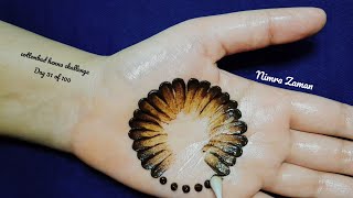 cottonbud Goltikki mehndi design no.31 | easy simple Goltikki mehndi design for front hand | henna