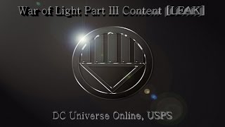 DCUO - GU49 - [LEAKED] *BLACK LANTERN* War of Light Part 3 Content