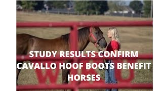 Western Kentucky University Research Recommends Cavallo Trek Hoof Boots