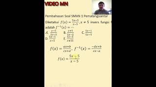 Pembahasan Soal SMAN 1 Pematangsiantar (4) #shorts