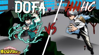 Half Hot Half Cold Vs Dofa | Boku no Roblox Remastered