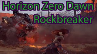 Horizon Zero Dawn - Rockbreaker battle