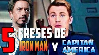 LAS MEJORES FRASES DE IRON MAN Y CAPITAN AMERIA EN EL MCU | THEGEEKROSH