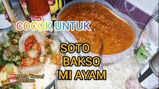 SAMBAL BAKSO SUPER HOT !!! ALA ABANG ABANG TUKANG BAKSO