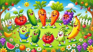 Veggies and fruits song | Song for kids | KRISHVN