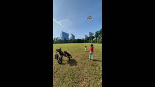 Playing Kites in Singapore