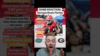 Georgia Beats Florida Reaction: Carson Beck is STRUGGLING, UGA Defense is MVP of Game #georgia