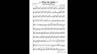 Flor de piña - banda misteriosa (partitura)