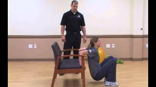 LiveWell Basic Exercises: Chair Dips