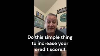 Simple trick to improve your credit score quickly!!