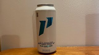 Trying out a yummy new energy drink!