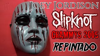 Joey Jordison Slipknot Grammys 2005 Mascara repintado.