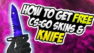 HOW TO GET FREE CSGO SKINS & KNIVES! - @CSGO RAGE