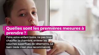 Fièvre chez l'enfant   quels réflexes adopter