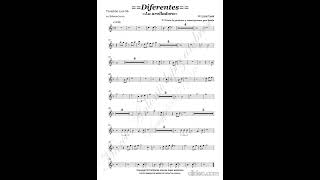 Diferentes - la arrolladora (partitura)