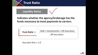 Insurance Broker Float Ratio and Trust Ratio