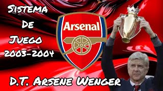 Así jugaba el Arsenal de Arsene Wenger 🏴󠁧󠁢󠁥󠁮󠁧󠁿 Los Invencibles (2003-2004)