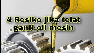 Resiko jika telat ganti oli mesin motor